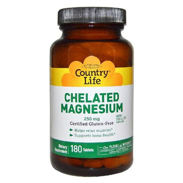 Chelated Magnesium 250 mg - Country Life